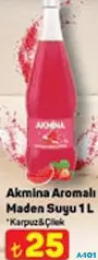AKMİNA AROMALI MADEN SUYU 1 L